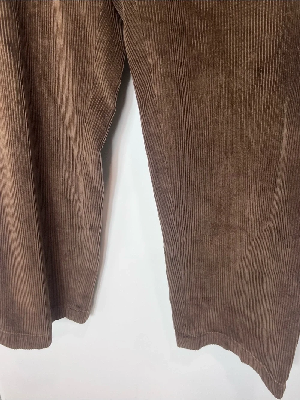 Brooks Brothers Hudson Pants Mens Brown Corduroy Wide Wale Trousers 35x30 Cotton